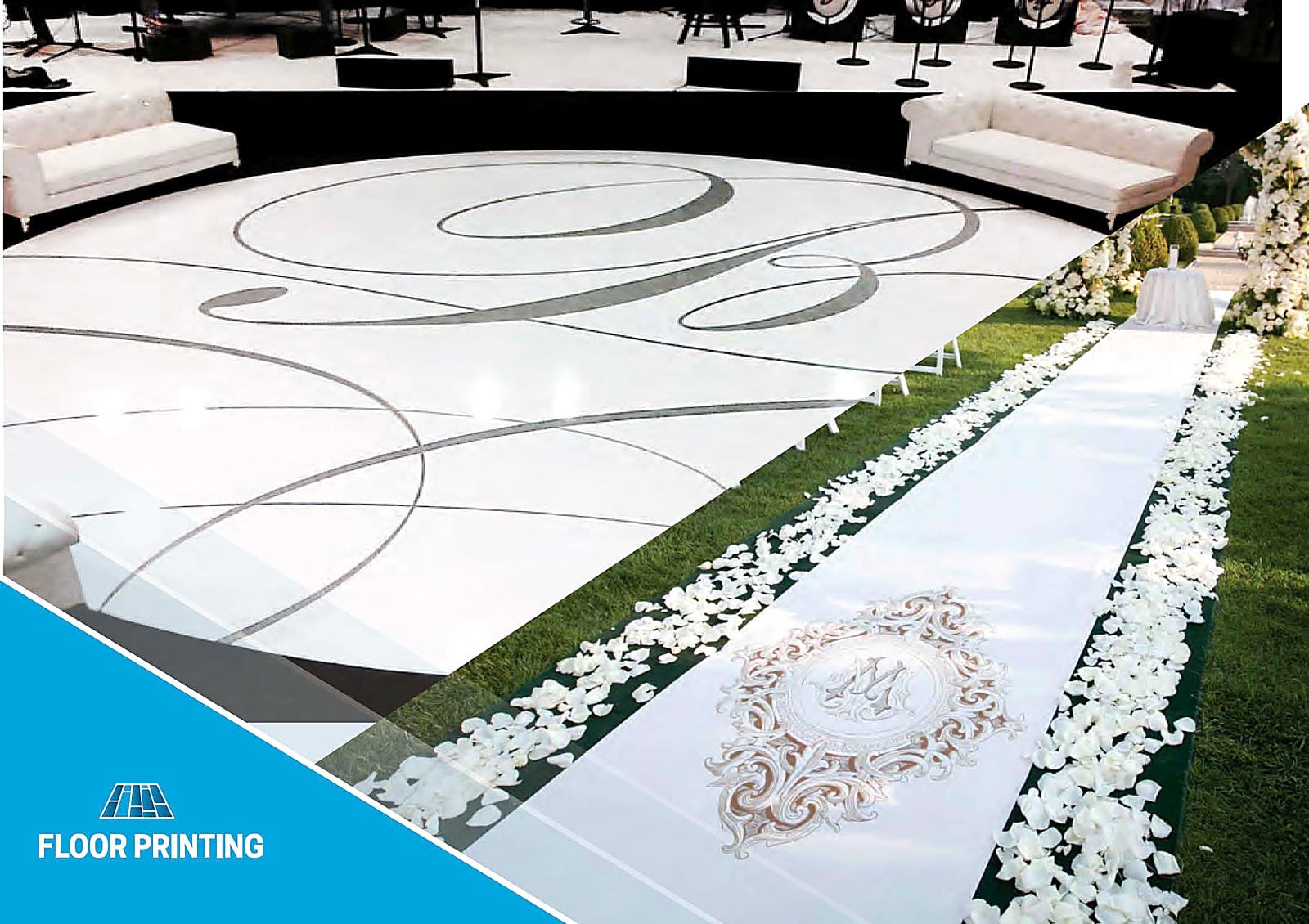 Wedding Venue — Floor Printing