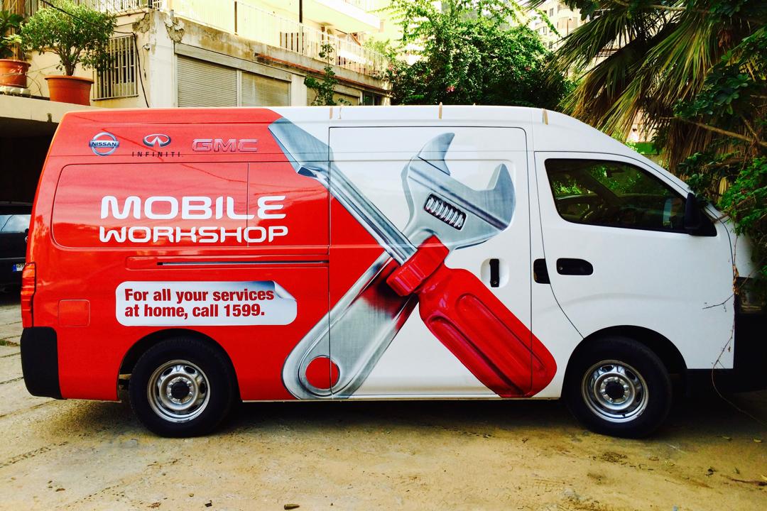 Infiniti / GMC — Mobile Workshop Van
