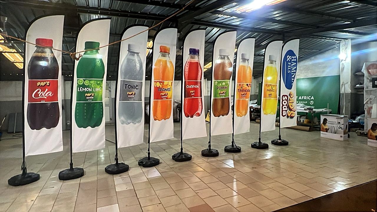 Pap's Soda — Feather Flags